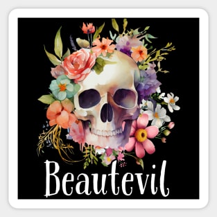 Beautevil (Beautiful Skull) Sticker